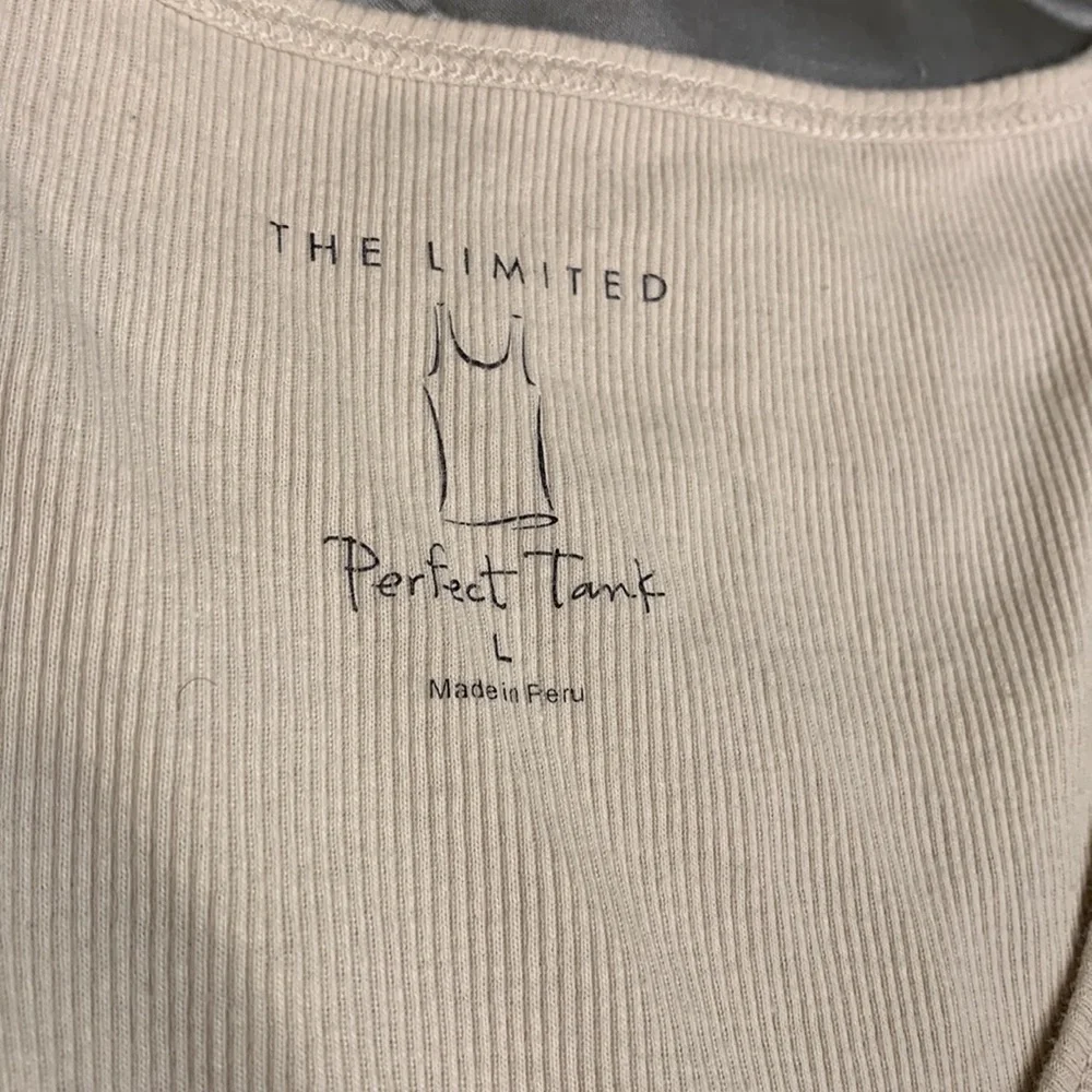🌹Retro The Limited • Women's Beige & Gold Floral Perfect Tank Top - Picture 5 of 8